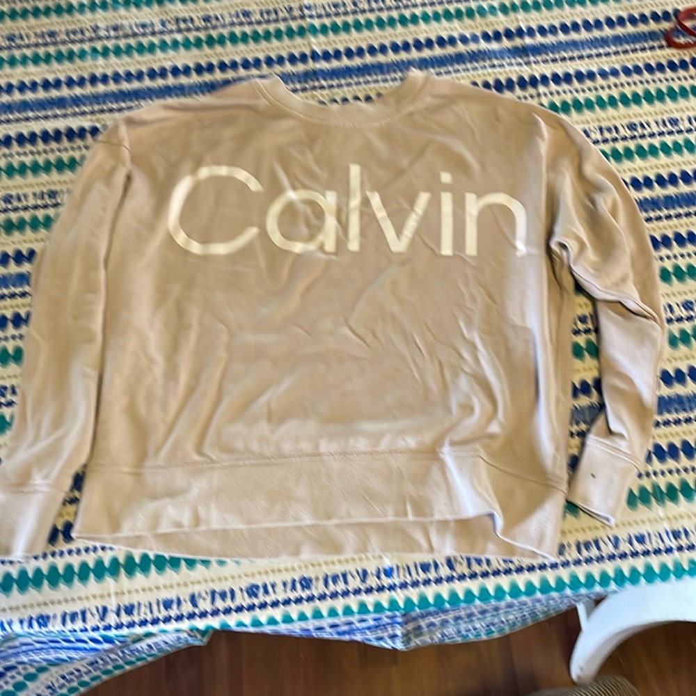 Tan crew sweatshirt